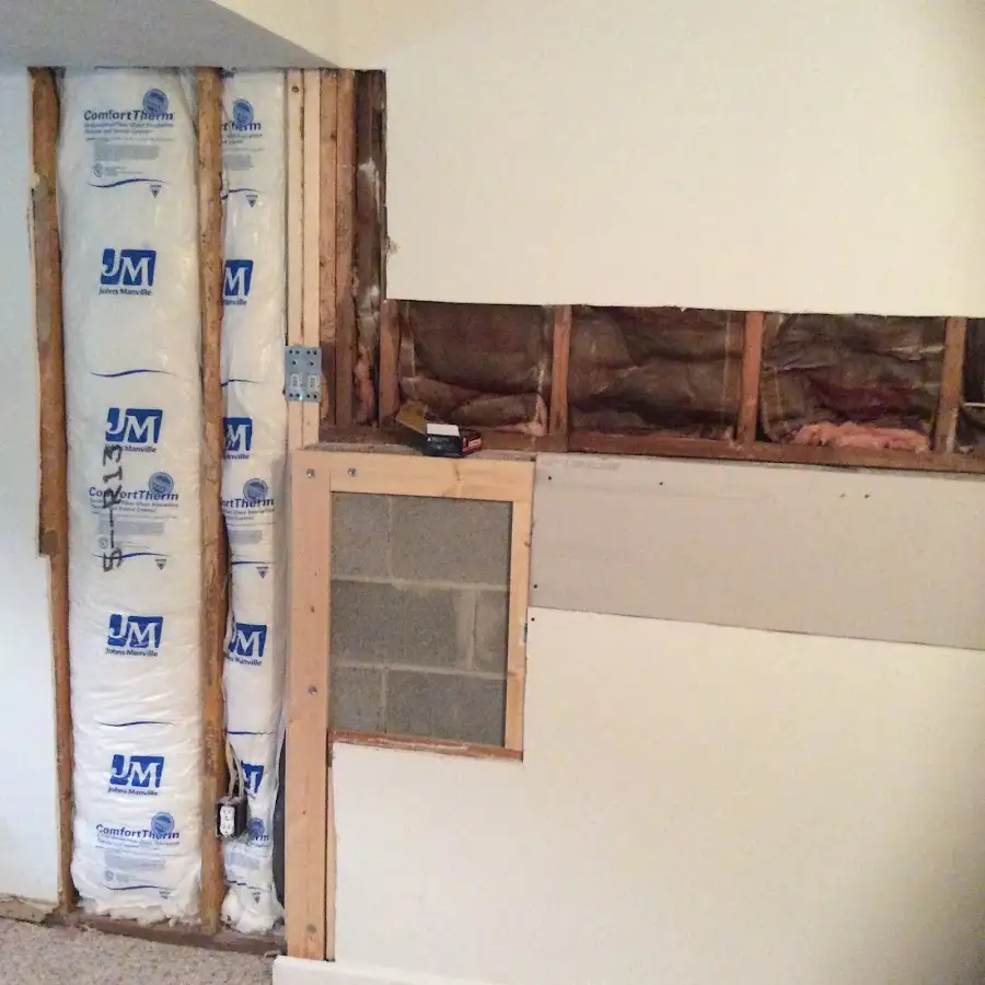 Wall insulation replacement during Structural Drying in Ossining